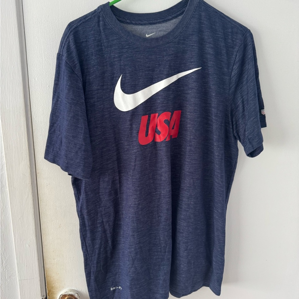Nike Men's Dark Blue USA Tee